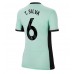 Maillot de foot Chelsea Thiago Silva #6 Troisième vêtements Femmes 2023-24 Manches Courtes